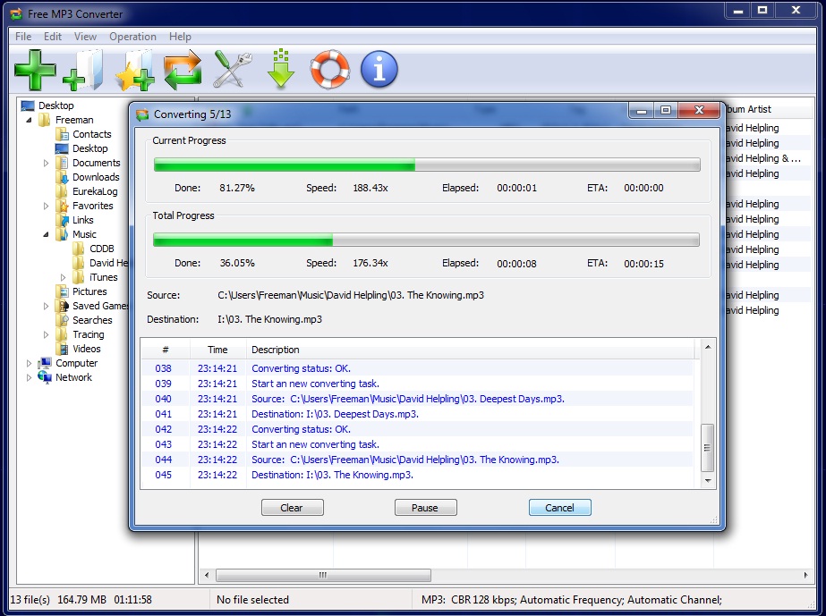 Screenshot for Free MP3 Converter 7.6.0